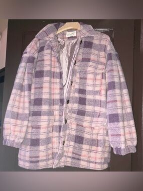 Plaid Oversized Jacket